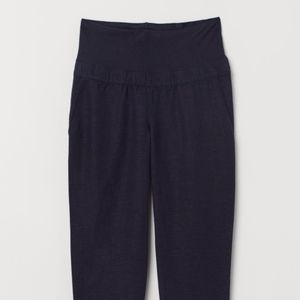 MAMA Linen-Blend Maturnity Pants - (Sz: 22)